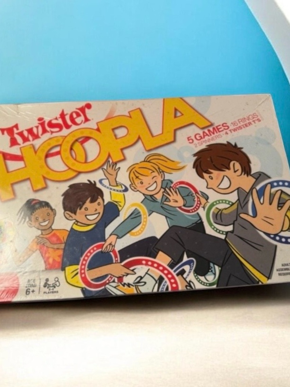 Twister~ Hoopla~ Board Game ~ 2009 ~ Hasbro~ 5 Games In 1 ~ Factory Sealed~ New